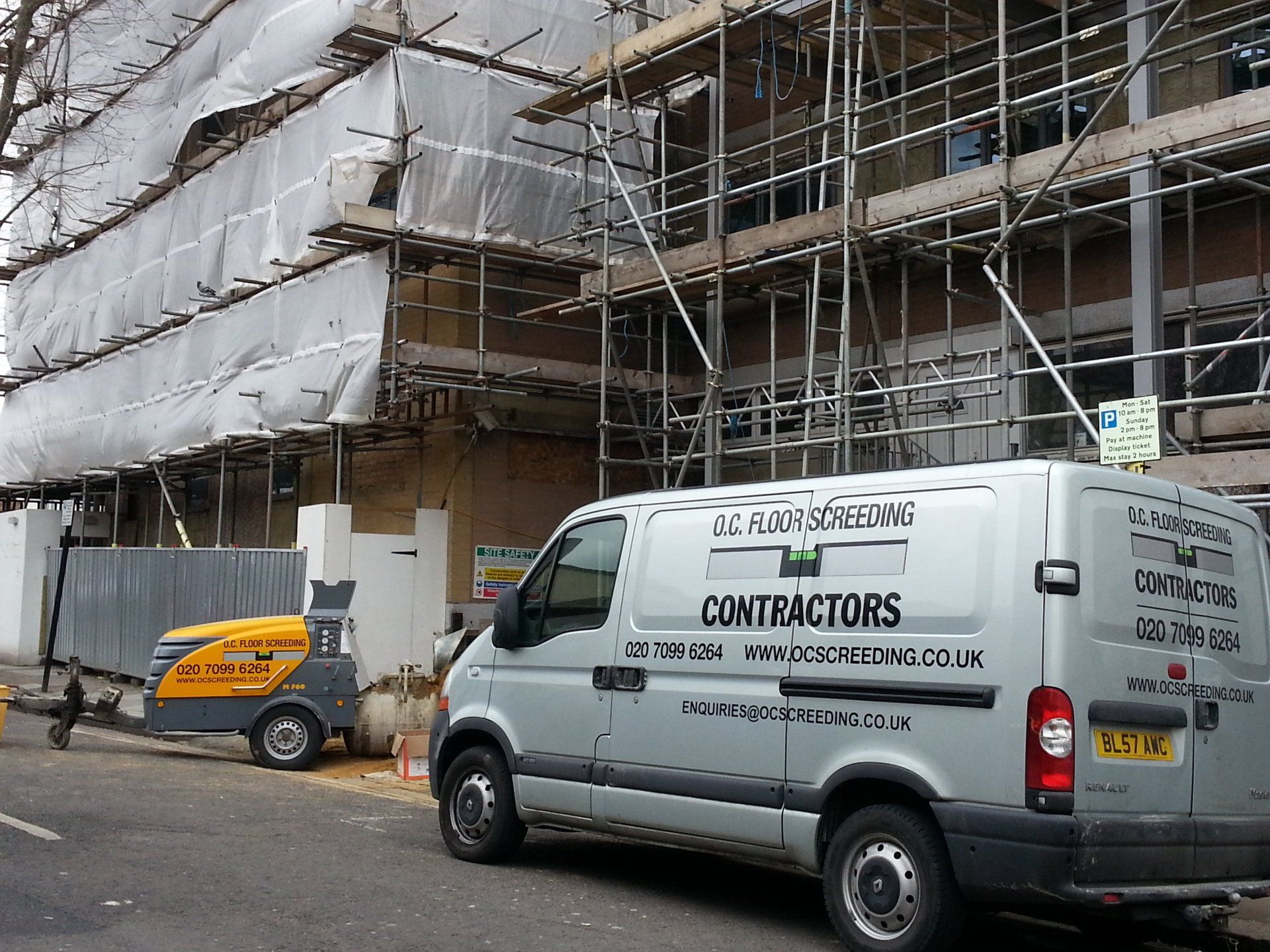 Polymer screed