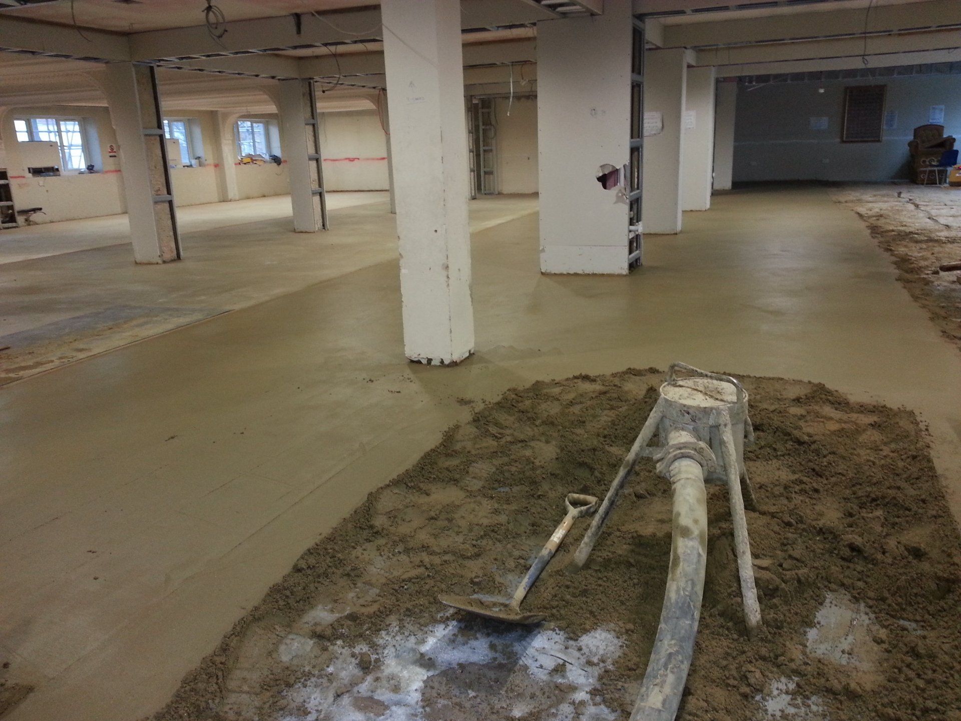 Polymer screed