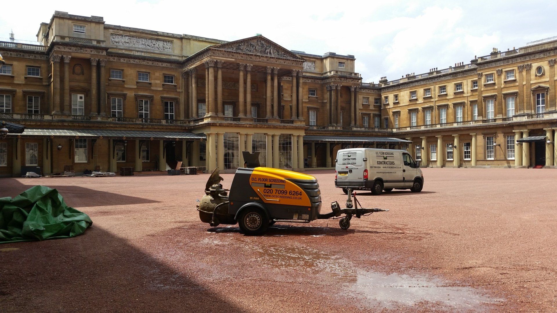 Buckingham Palace Screed Pumping