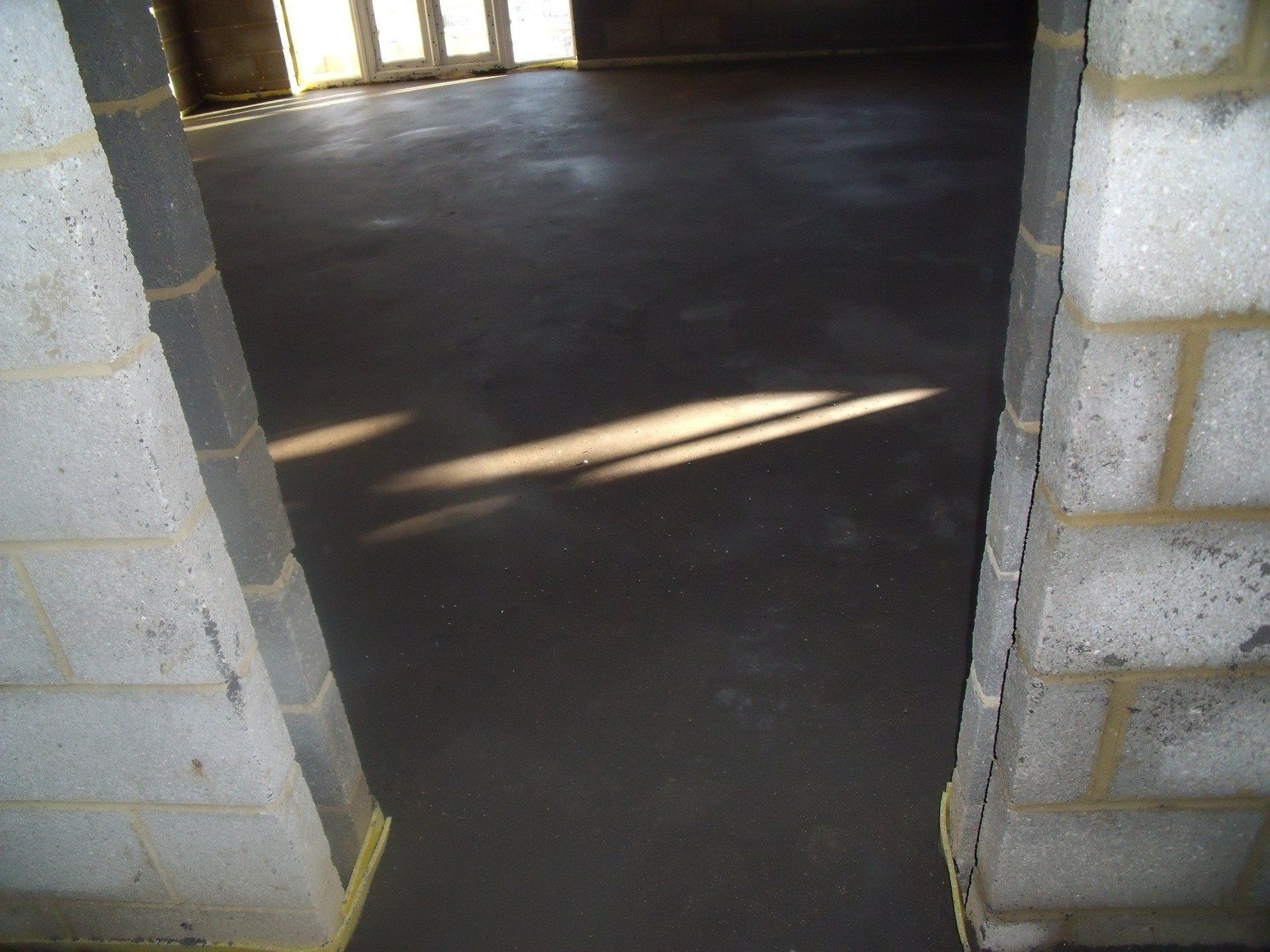 Finished Screeding