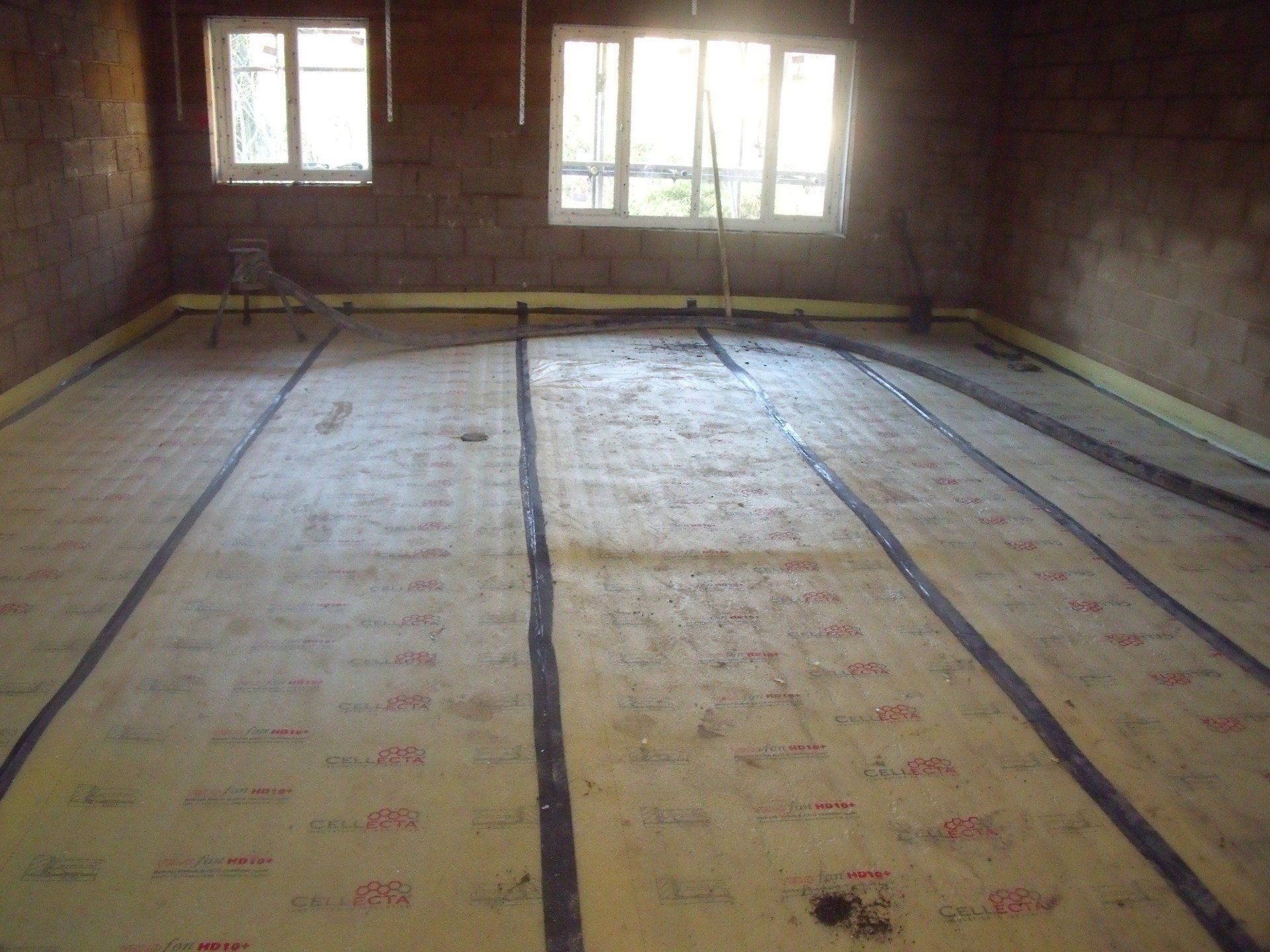 Floor Prep for Screeding