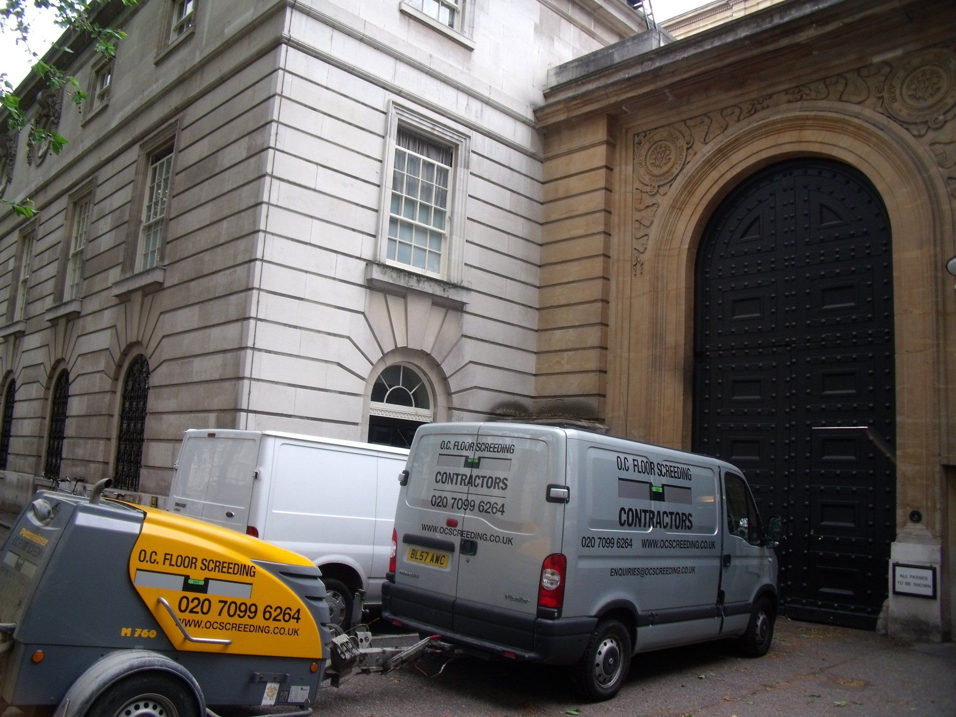O. C. Screeding Entering the Palace Gates