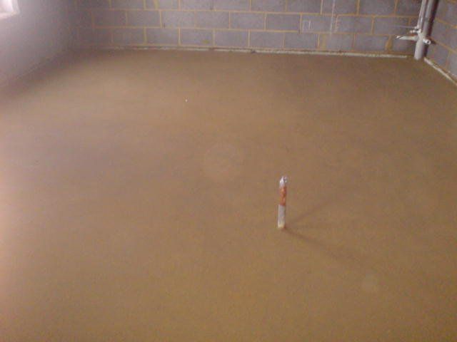 Sand and Cement Screed with Fibres