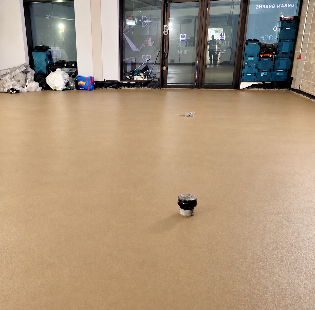 Sand and cement floor screed laid by O. C. Floor Screeding