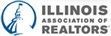 Illinois Association of Realtors logo with building icon and blue text