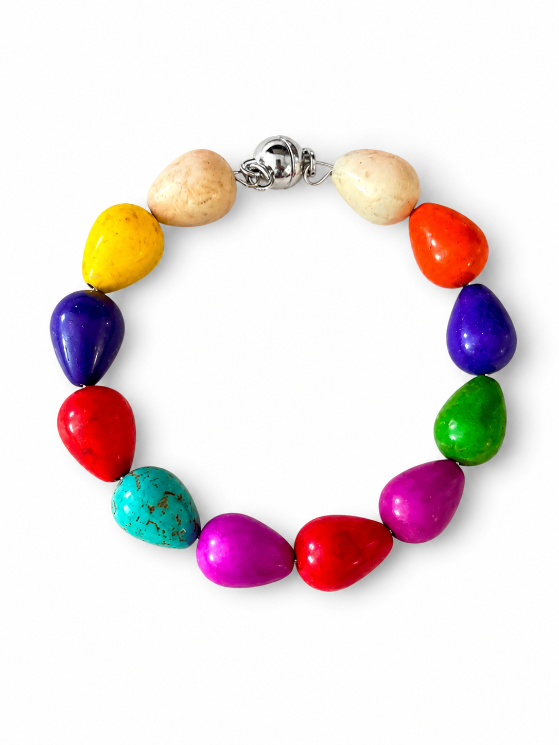Vibrant Multicolored Teardrop 6