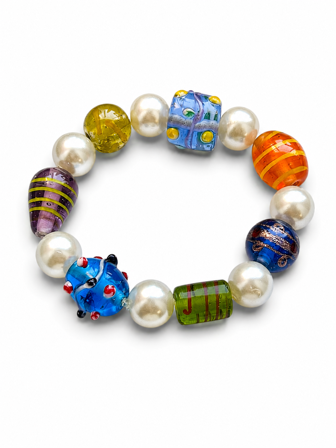Whimsy Beaded Stretch Bracelet