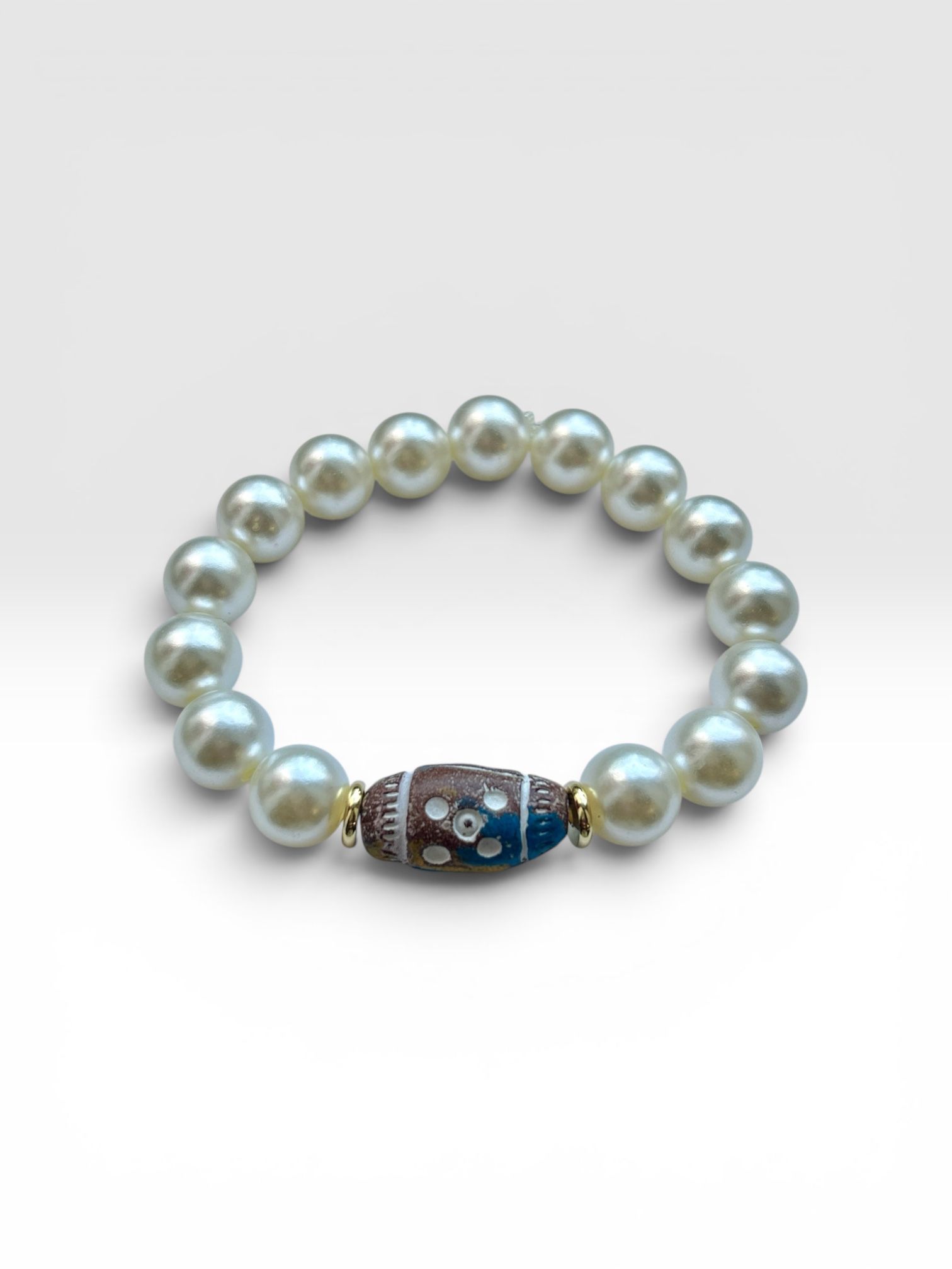 Faux Pearl Beaded Bracelet
