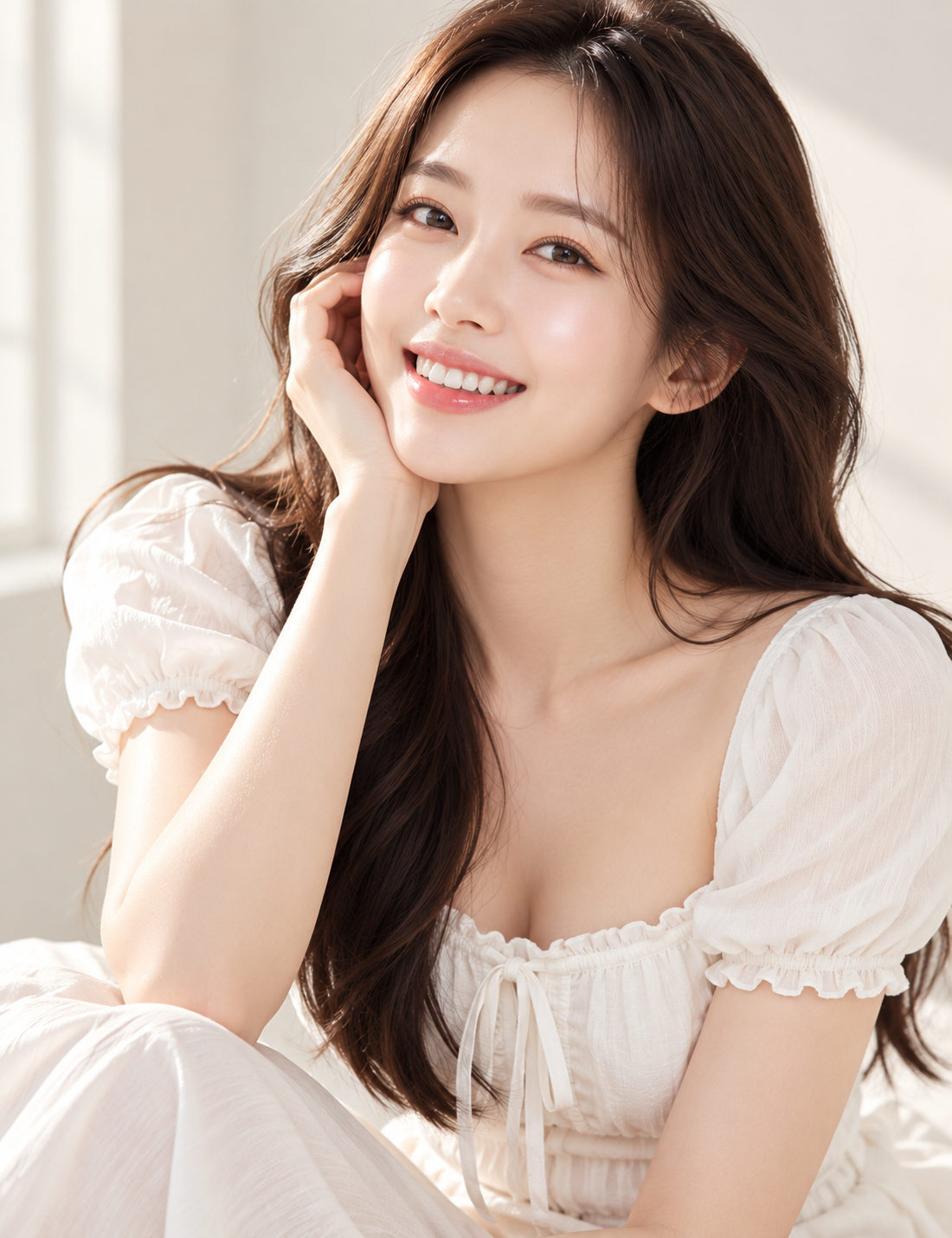 Natural glowing skin