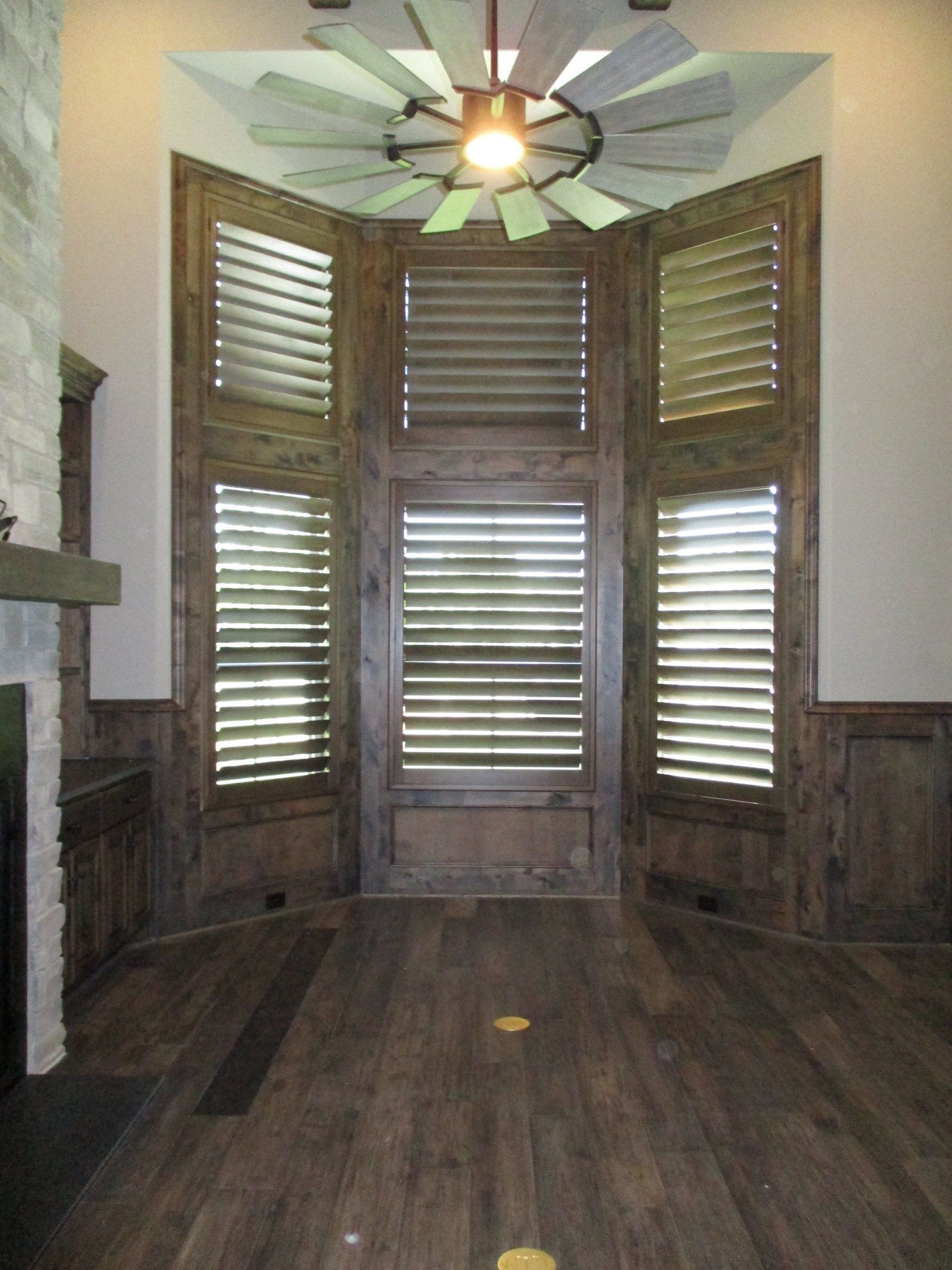 Rectangular Stained Shutter