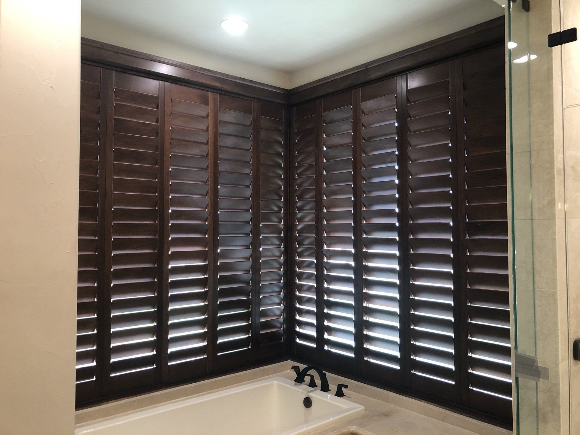 Stained Clearview Shutter