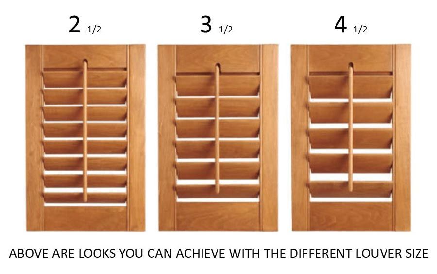 Louver Sizes Louver Sizes