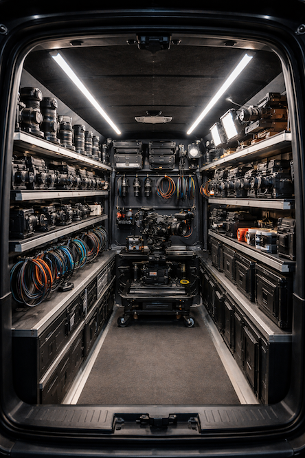 Placeholder image of a production van for the fleet finance section, to be replaced in final draft
