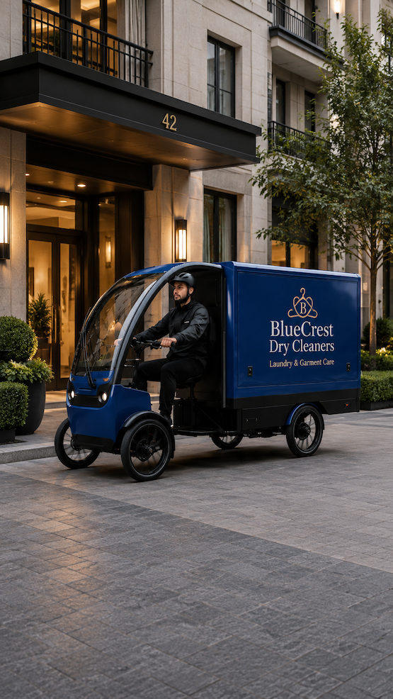 Urban courier route and city logistics environment