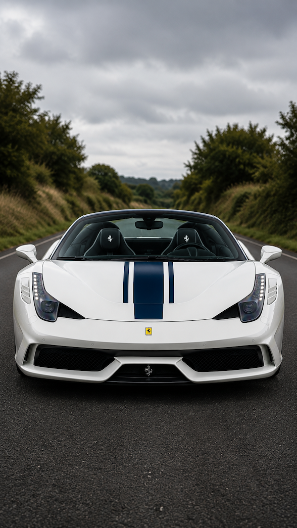 Illustrative hypercar-tier vehicle used to represent a supercar finance case study