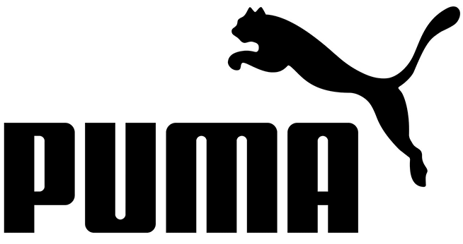 Logo PUMA: scritta nera e sagoma di un puma che salta.