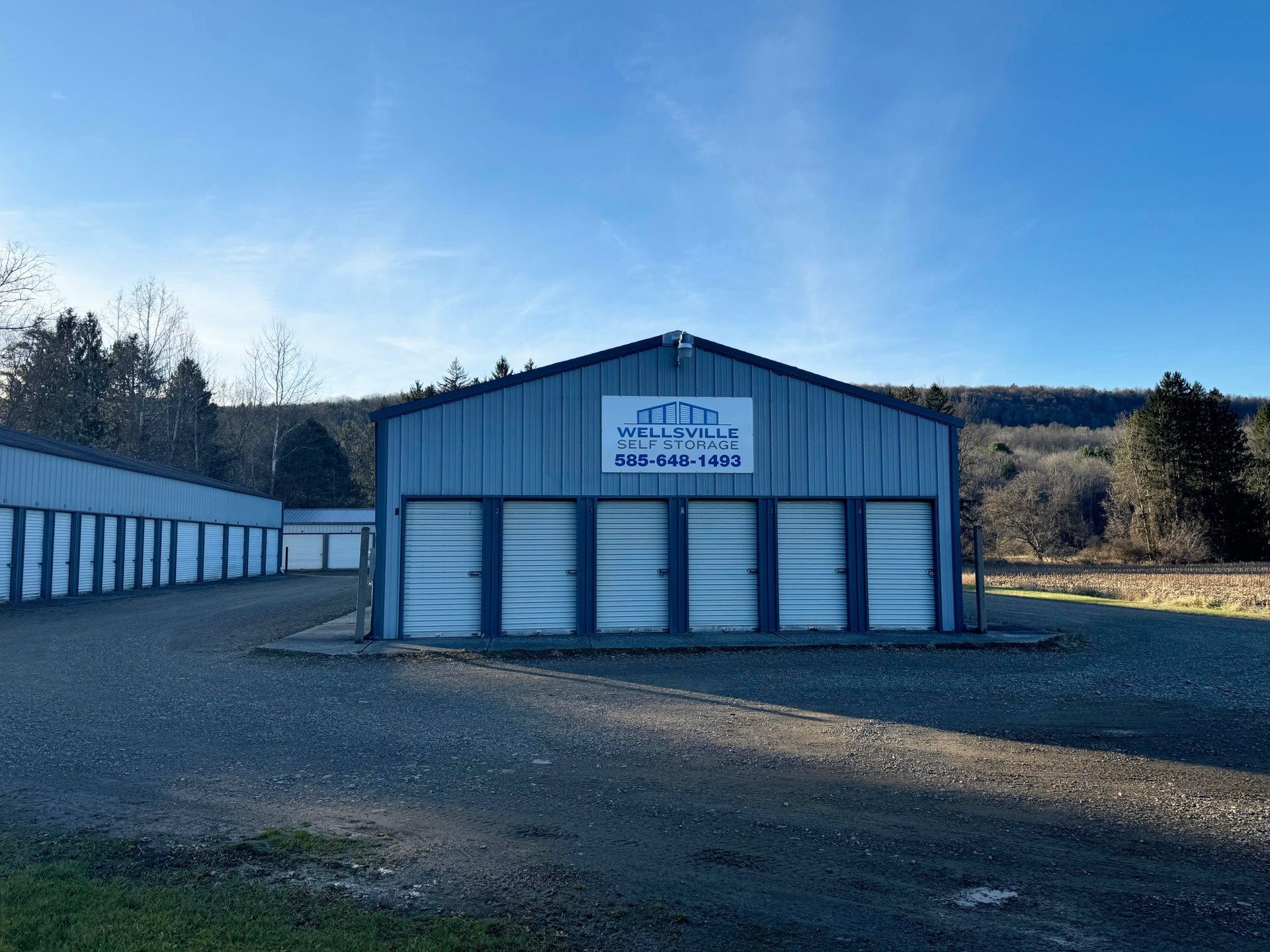 self storage units facility interior