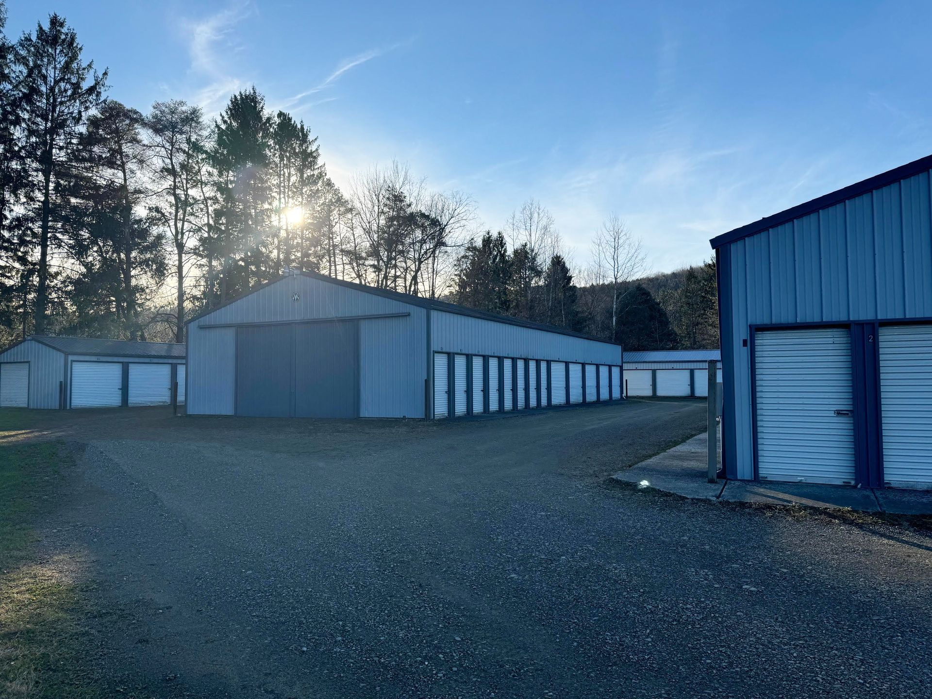 self storage units facility interior