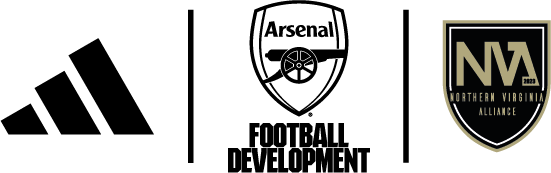 NVA logo x Arsenal FD logo x adidas logo