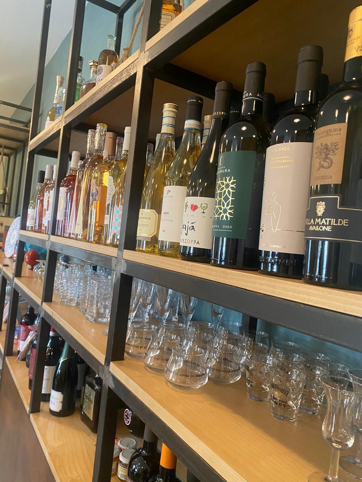 Vini proposti in Trattoria