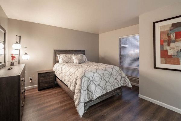 spacious bedroom