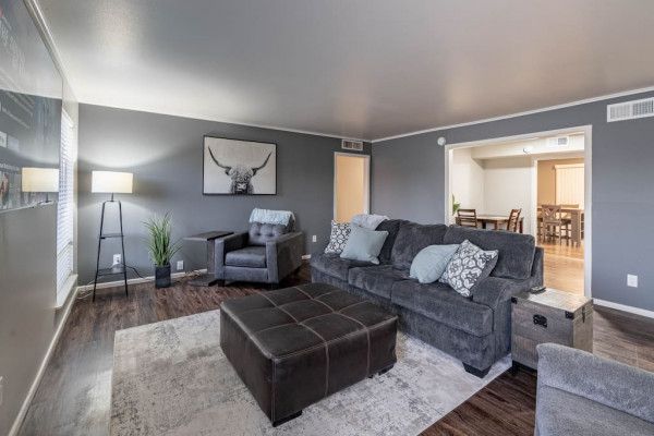 spacious living room