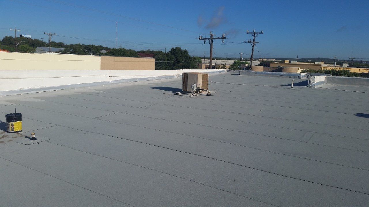 Bitumen Roofing on Commercial Building — San Antonio, TX — Alexander’s Roofing