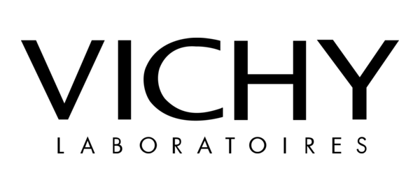 Logo dei Laboratoires di Vichy in testo nero su sfondo bianco.