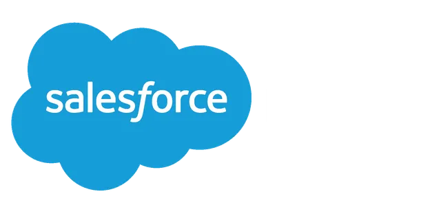 Un nuage bleu avec le mot Salesforce dessus