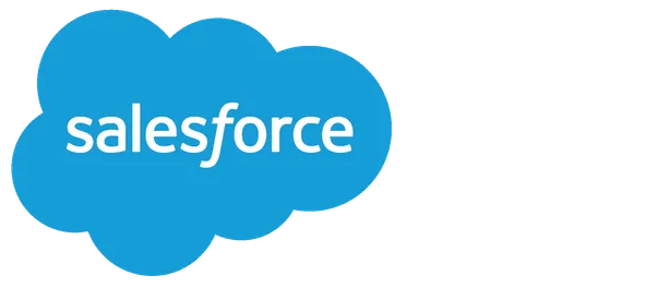 Un nuage bleu avec le mot Salesforce dessus