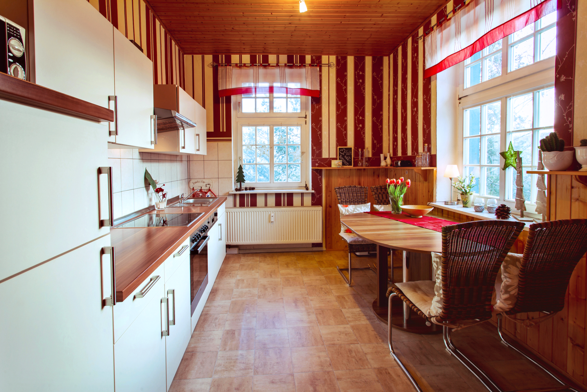 Fewo Hoff Wohnung 2 - Wohnküche