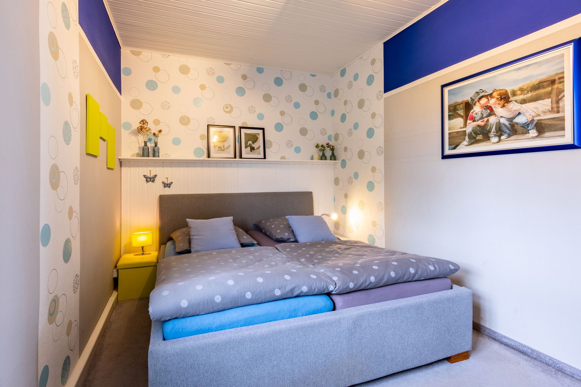 Fewo Hoff Wohnung 3 - Schlafzimmer mit Doppelbett