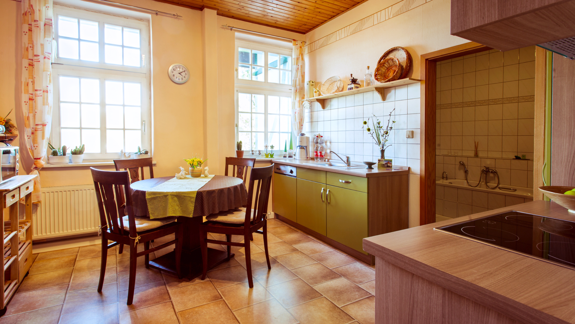 Fewo Hoff Wohnung 1 - Wohnküche