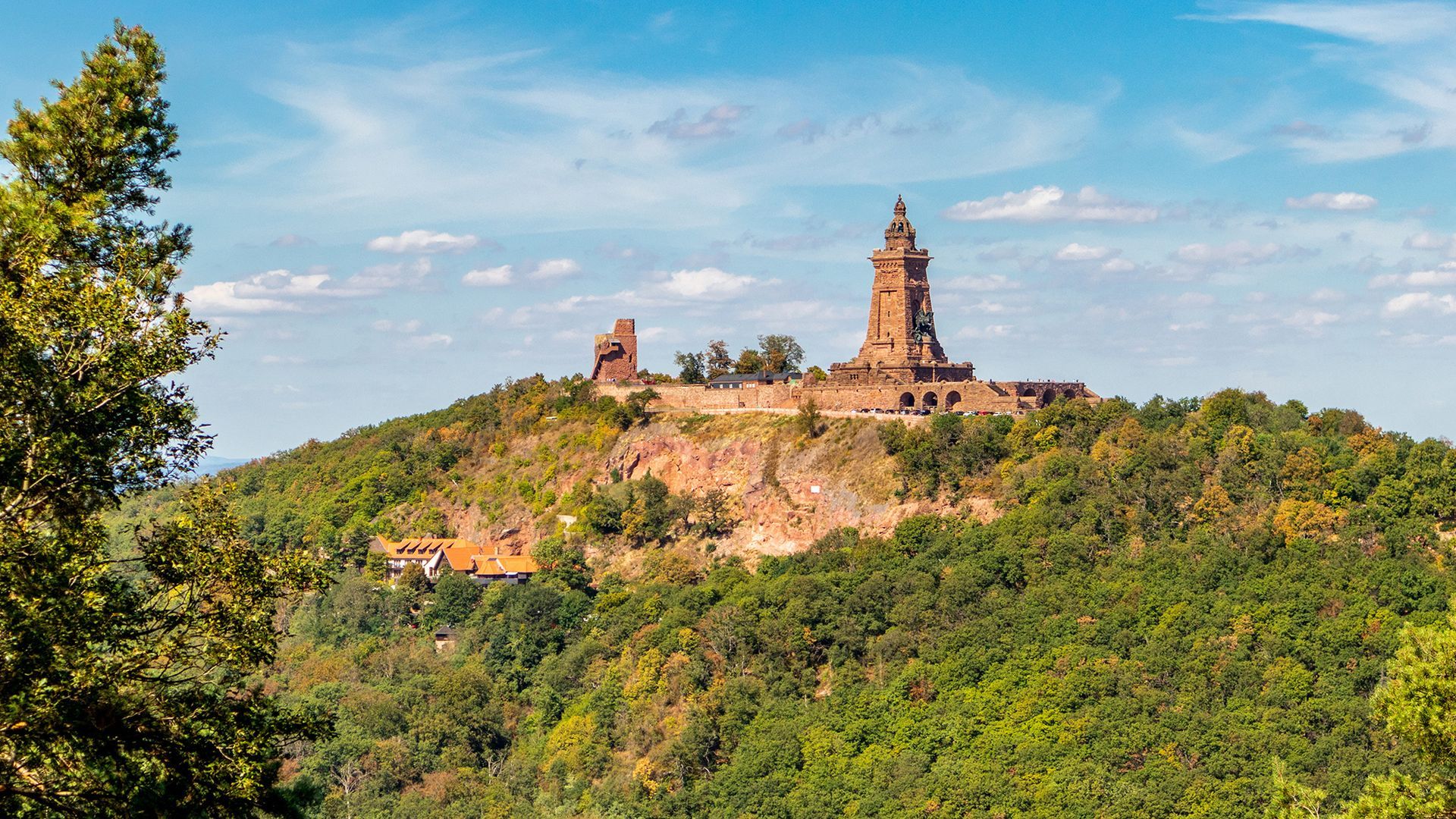 Blick zum Kyffhäuser