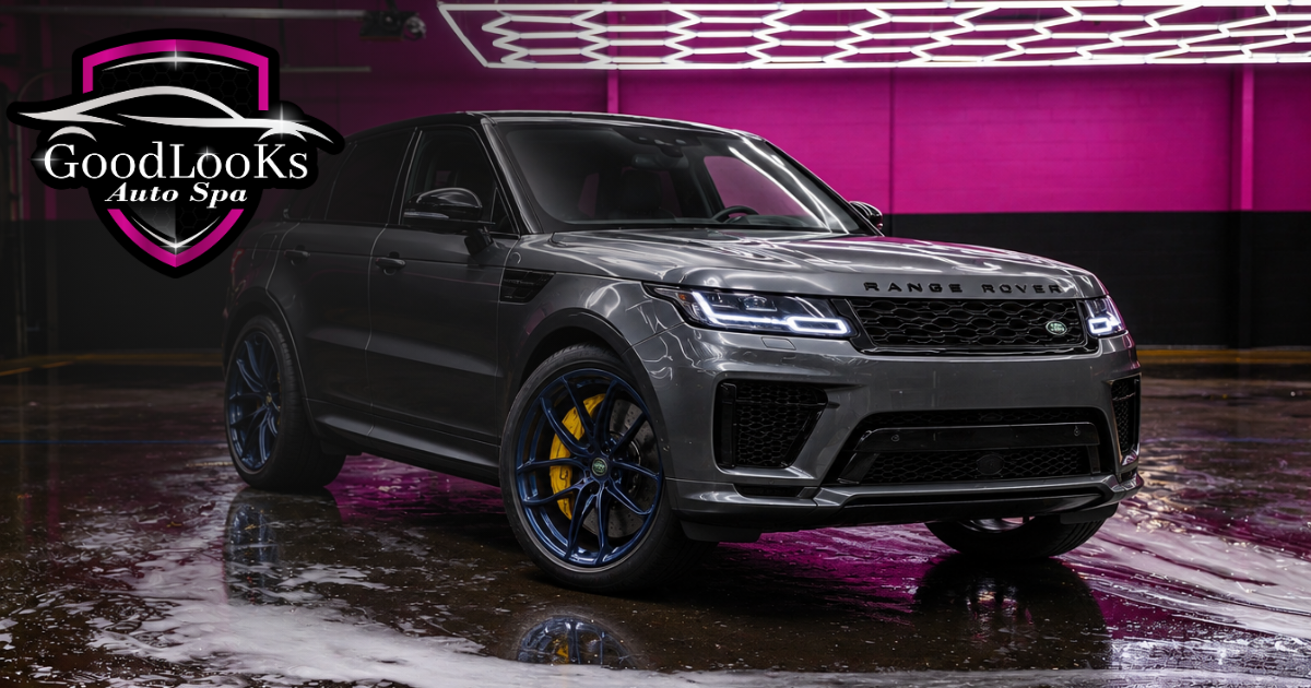 Luxury SUV front end ready for Range Rover Sport full frontal PPF in Watertown, CT