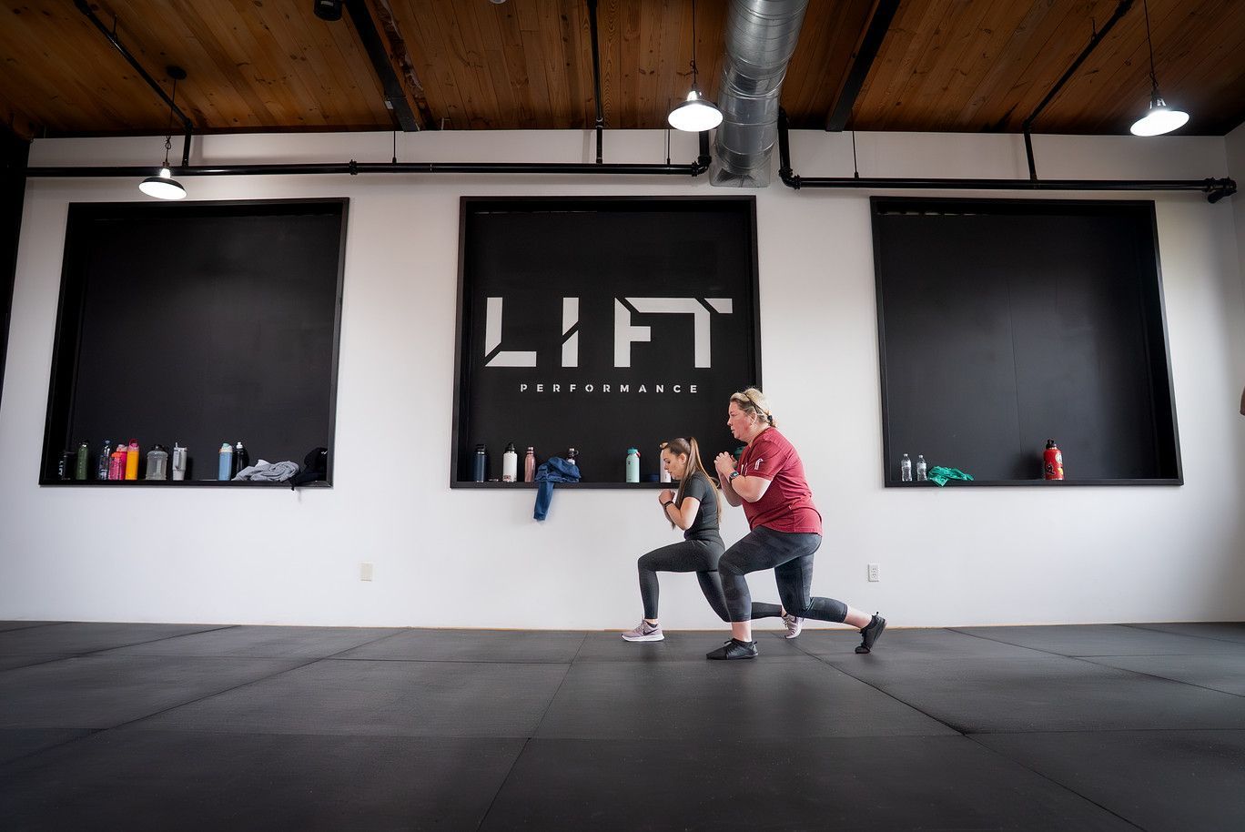 LIFT Performance coach explaining strength and conditioning training in Southington, CT