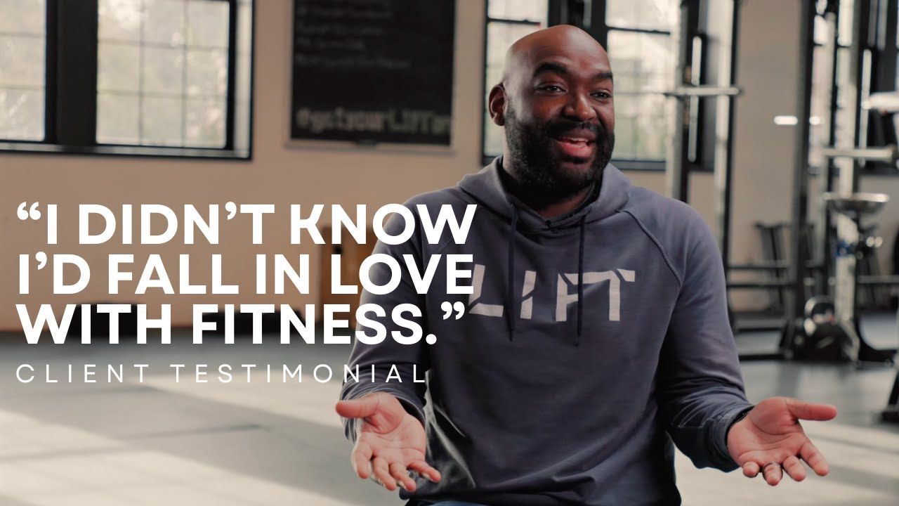 Denzel sharing his LIFT Performance member story on video