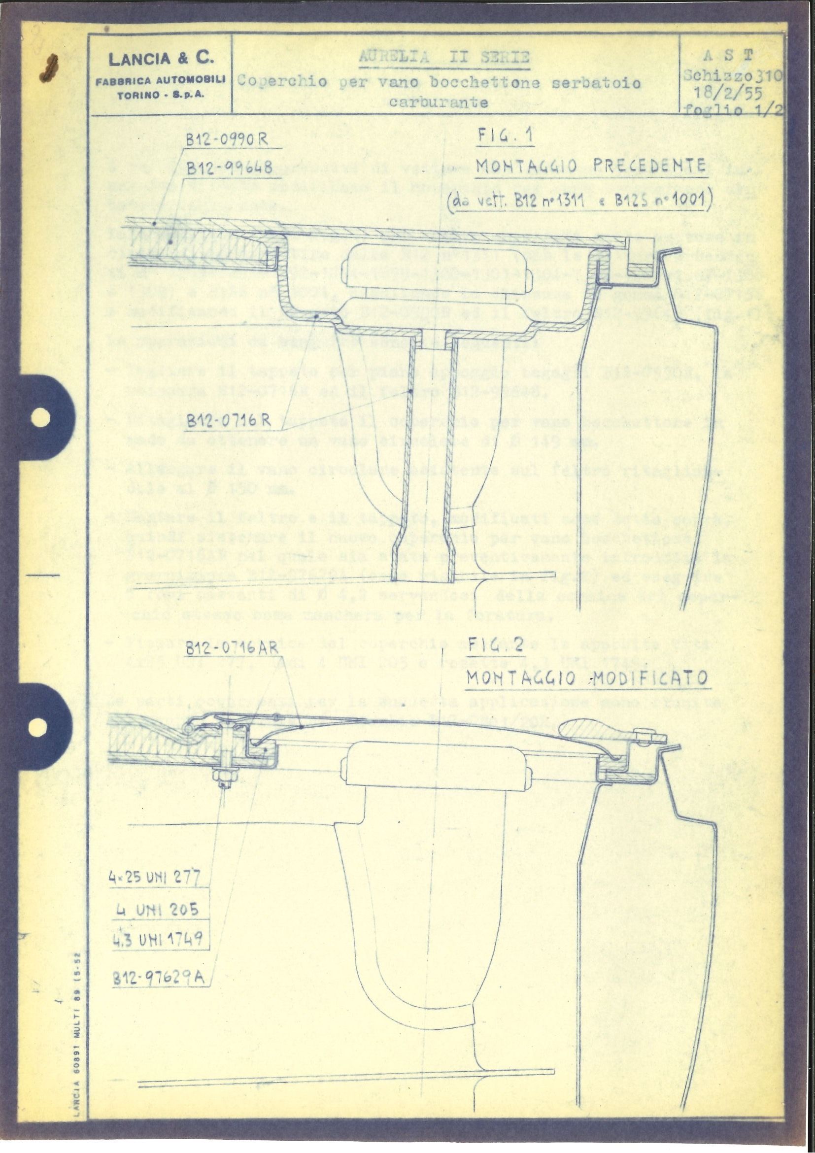 Architectural blueprint of two vessel designs, with labels and measurements.