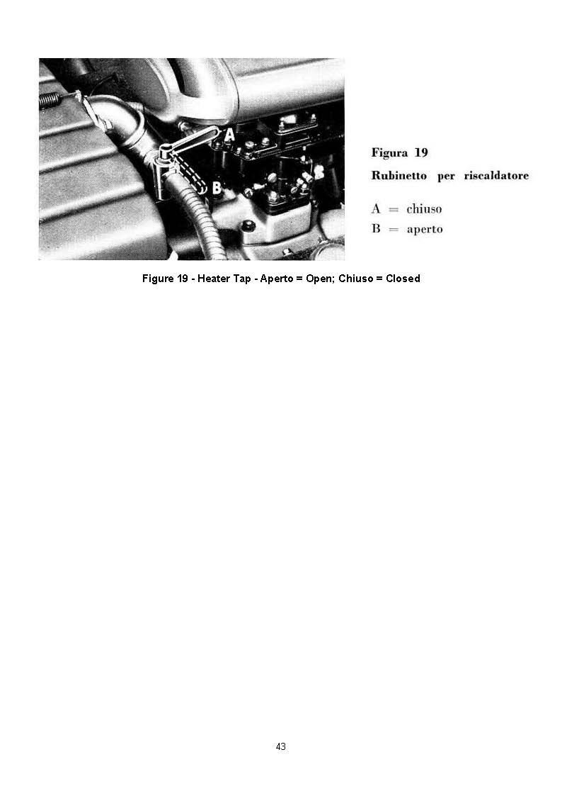 Engine compartment with text 
