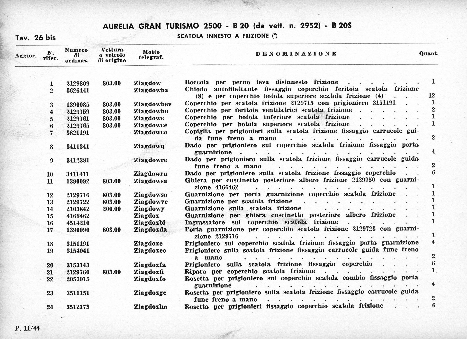 A typed, black and white document titled 