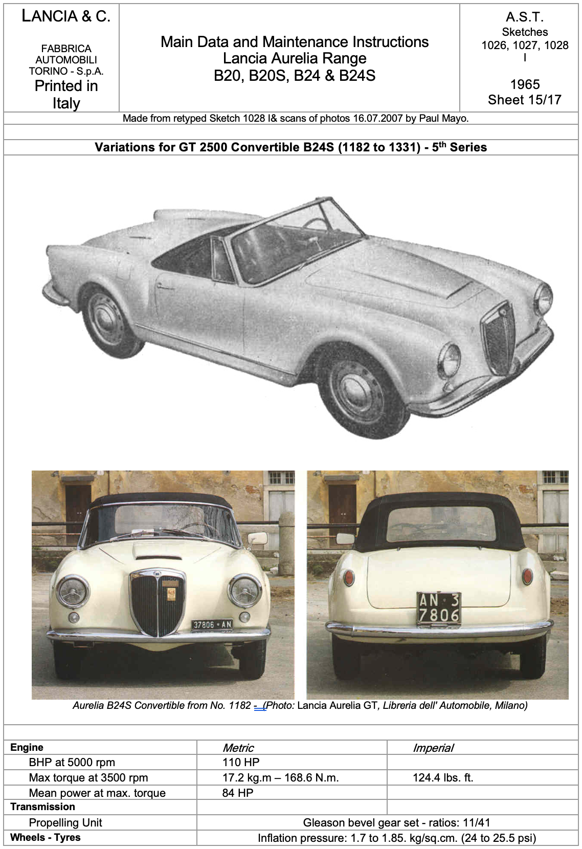 A drawing of a white car with a black top.