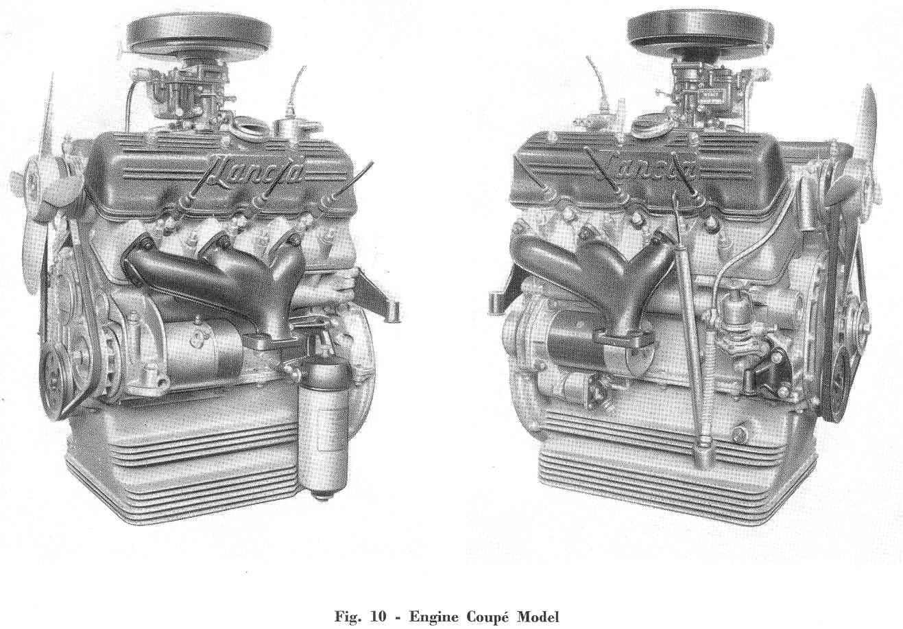 A black and white drawing of two engines on a white background