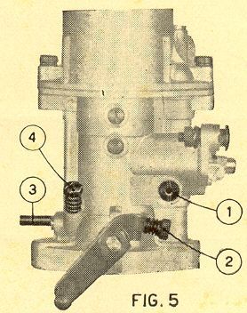 A black and white drawing of a carburetor with numbers on it.