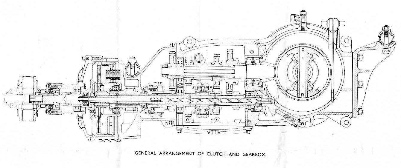 A black and white photo of a ford engine