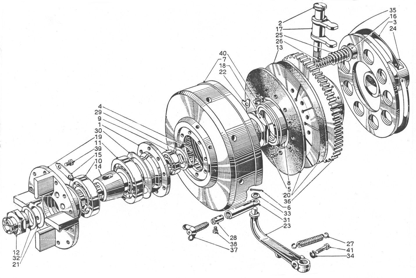 A black and white drawing of a mechanical device.