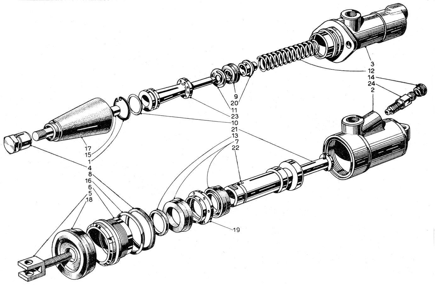 A black and white drawing of a mechanical device