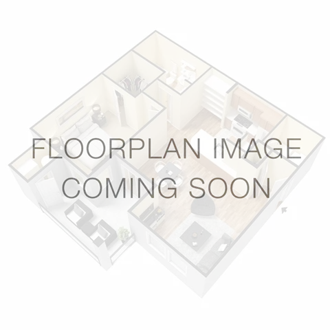 Faded floorplan placeholder with an overhead apartment layout and the text “FLOORPLAN IMAGE COMING SOON”