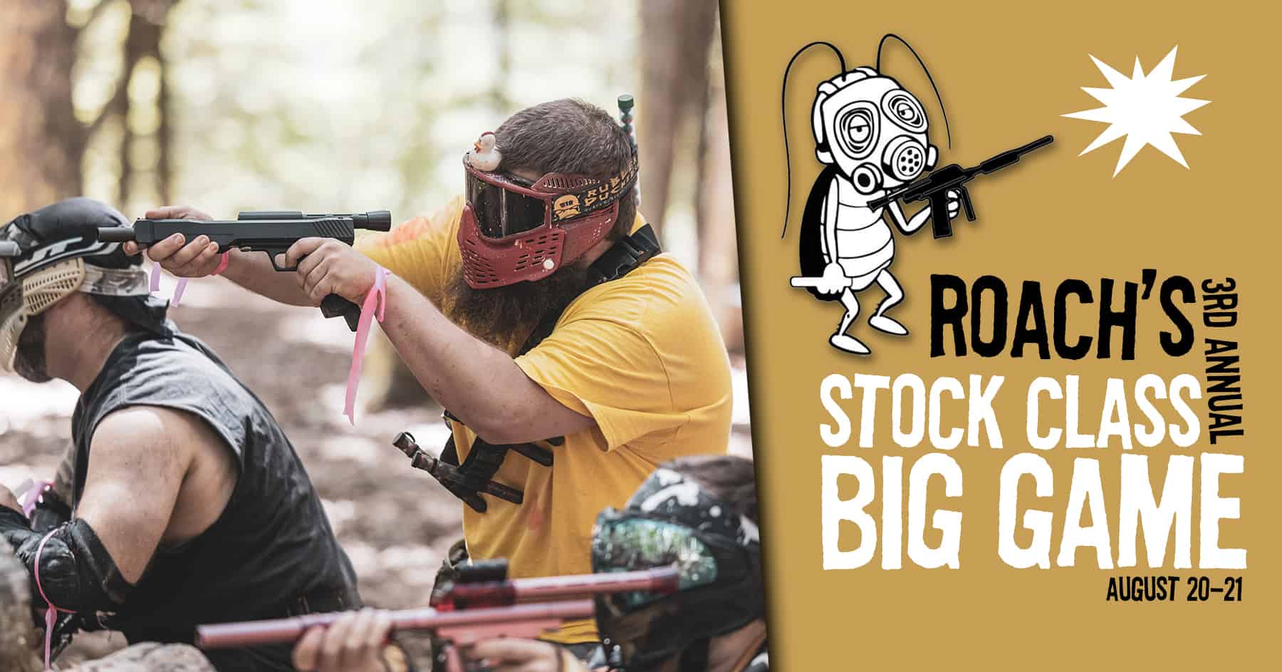 Roach's Stock Class Big Game OSG Paintball