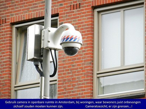 Afbeelding van camera in publieke ruimte