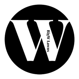Black circle with a white 